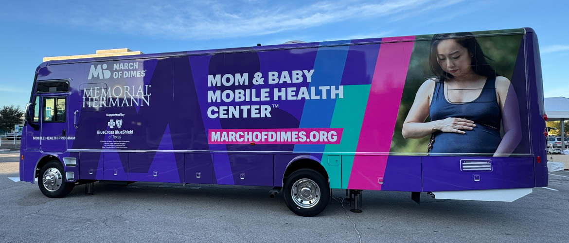 March of Dimes mobile care van