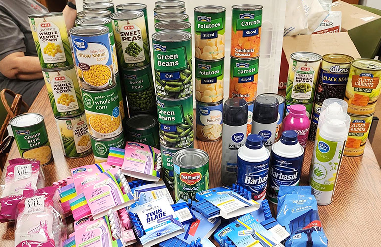 Items that the nonprofit Keepers of Hope provides to organizations in need