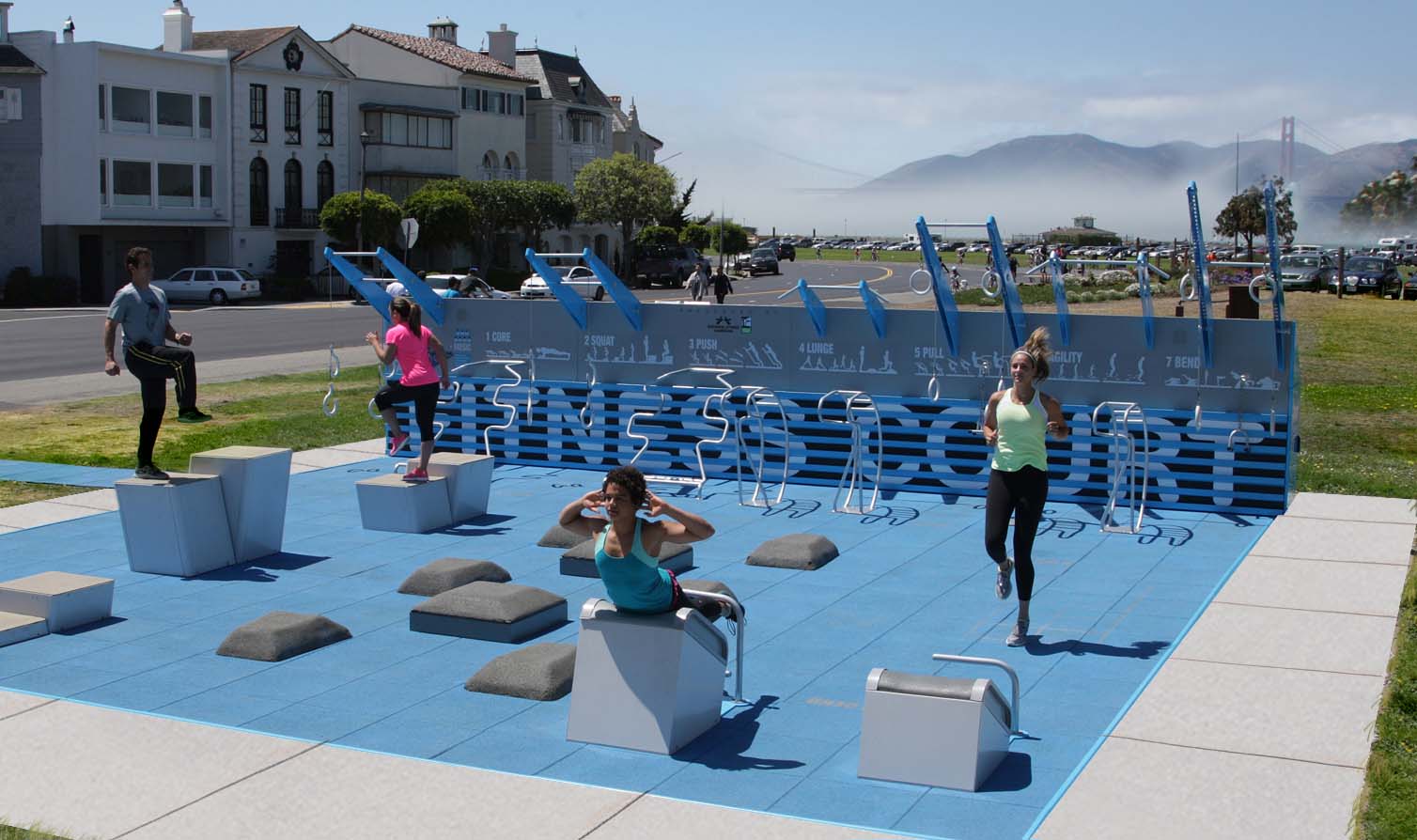 Outdoor Fitness Courts To Texas