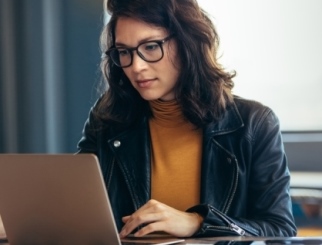 Woman on laptop