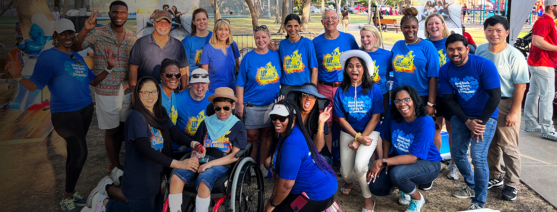 BCBSTX employees pose at Corporate Challenge event