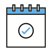 Icon Spiral Notebook with Checkmark