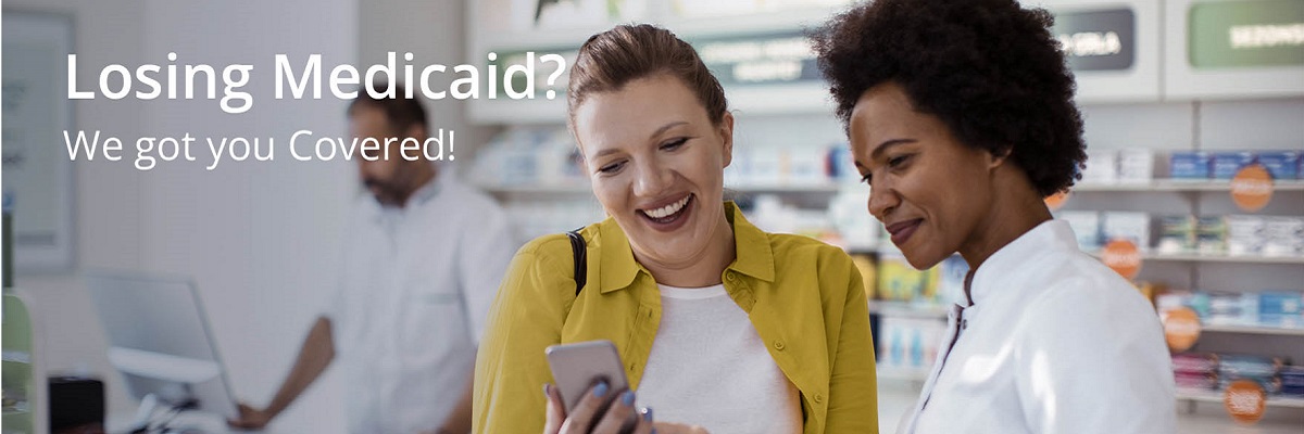 Woman getting a prescription from a pharmacist