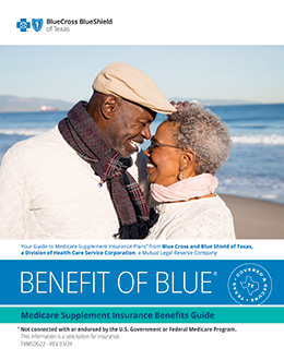 Medicare Supplement Benefits Guide form Blue Cross and Blue Shield of Texas